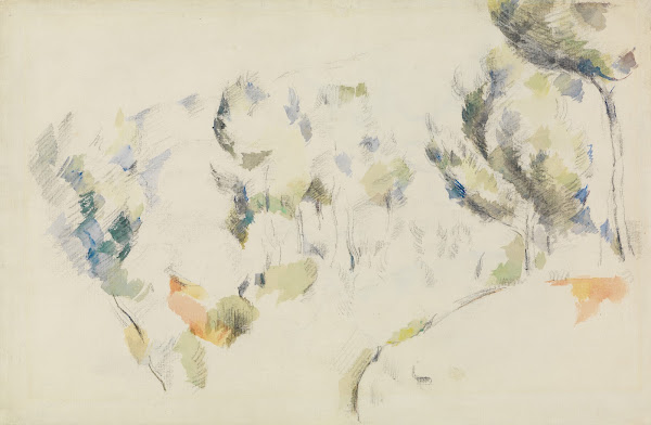 Senke mit Bäumen 1890 1892