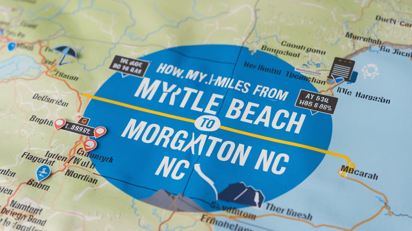 Distance from Myrtle Beach to Morganton, NC: Travel Guide