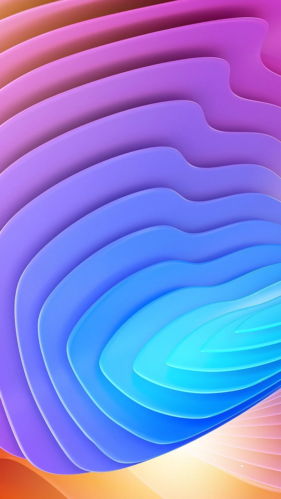 Abstract, Gradient, Layers, Curves Full HD iPhone Wallpaper for Free Download in High Quality [1080x1920]