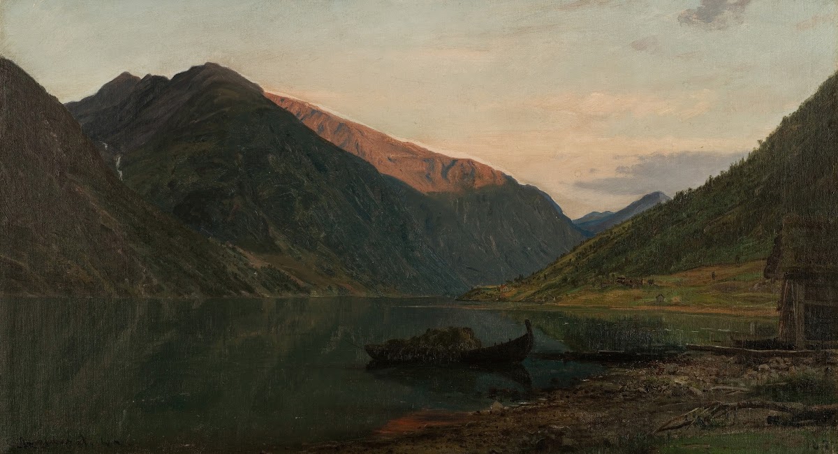 Aftenstemning Fjærland 1877