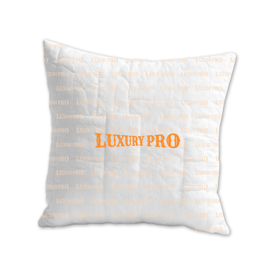 Free-stitched Quilted Pillow with Insert