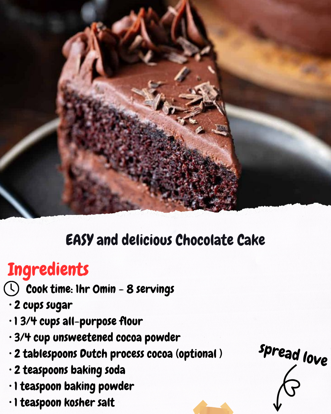 EASY and delicious chocolate cake