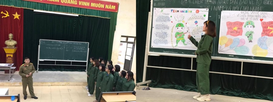 Trung tâm GDQP và AN Trường Đại học Tây Bắc tổ chức tổng kết chương trình đào tạo khóa 46 cho sinh viên Trường Cao đẳng Sư phạm Điện Biên