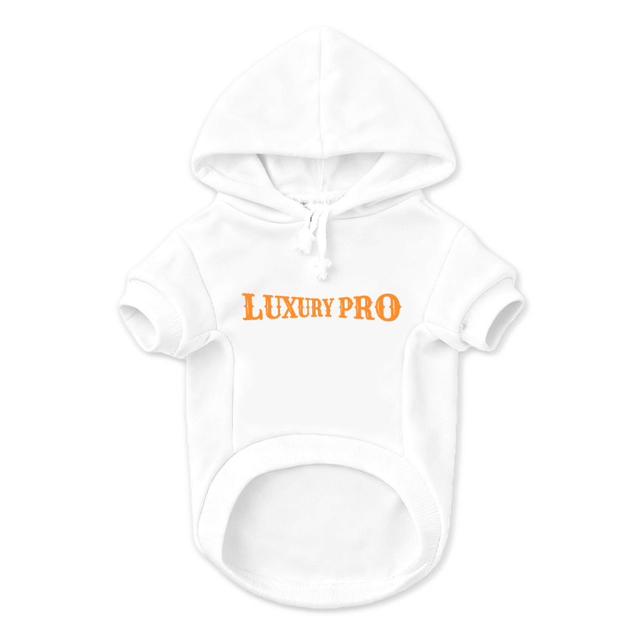 2D pet short-sleeved hooded sweatshirt