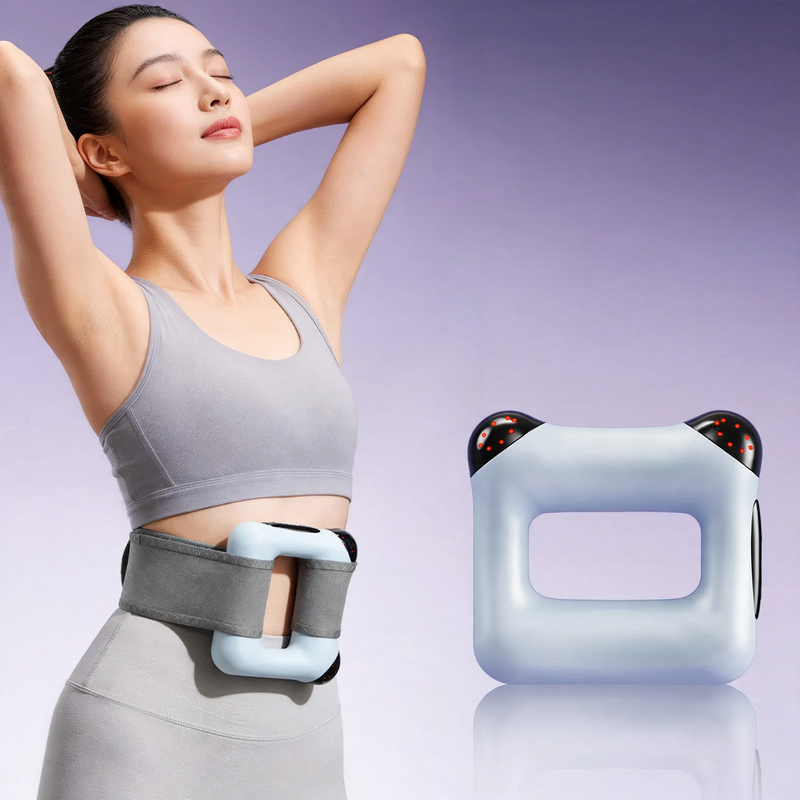 Vibrating fascia massage ring with remote control