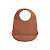 Children's Twins silicone bib caramel
