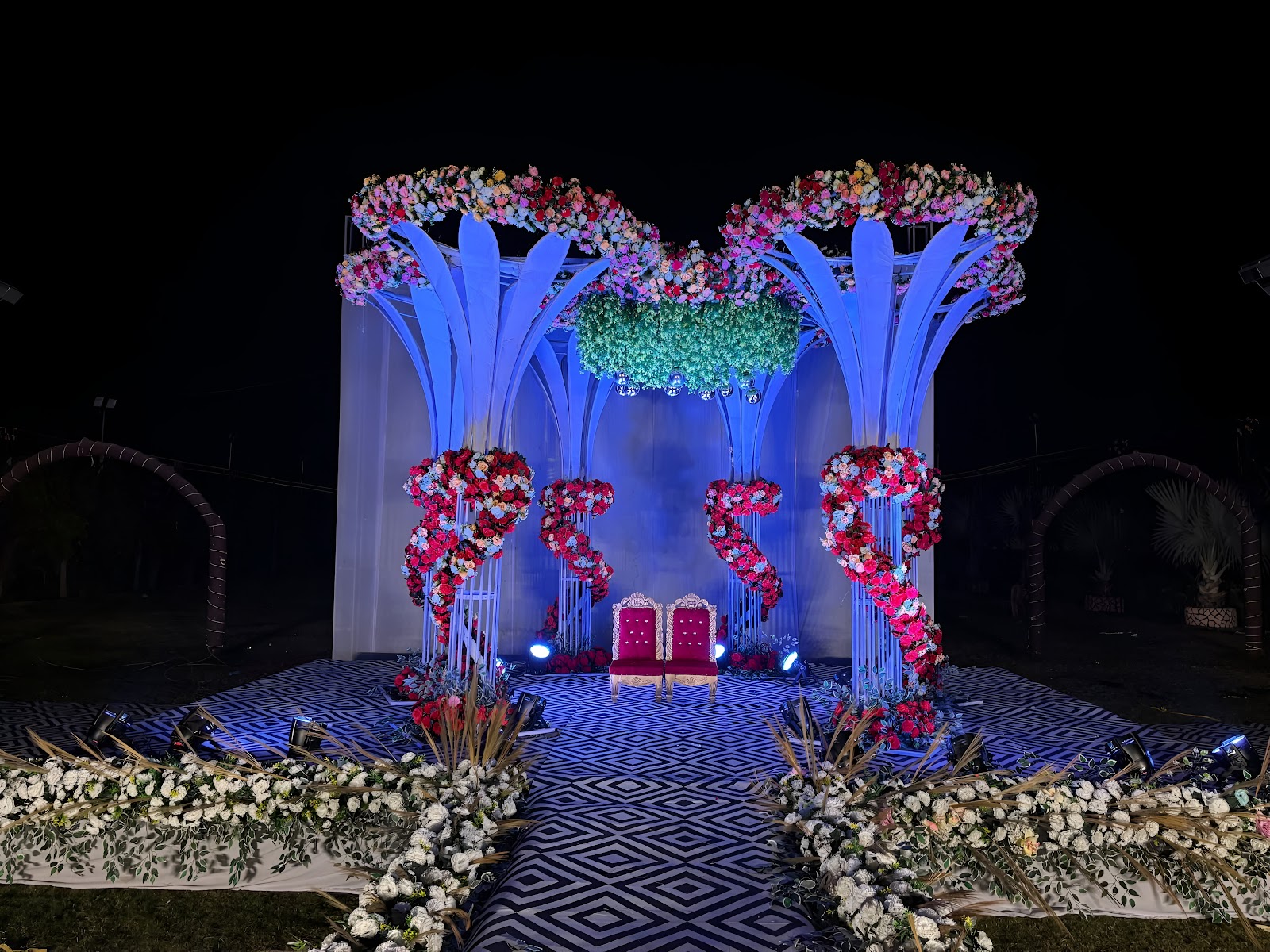 Mandap Decoration Background
