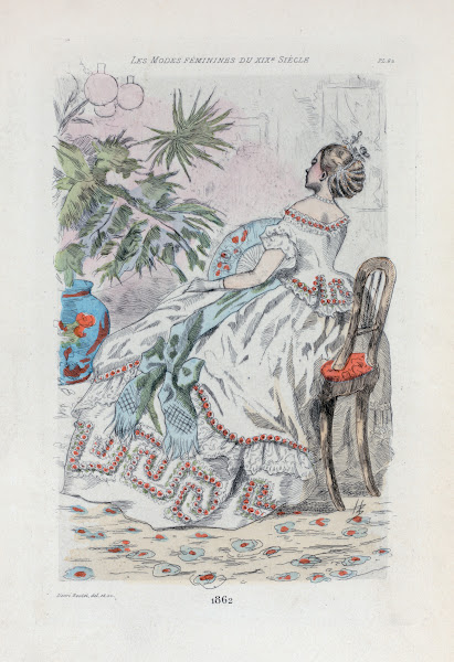 1862 Womens fashion in nineteenth century Paris 1902