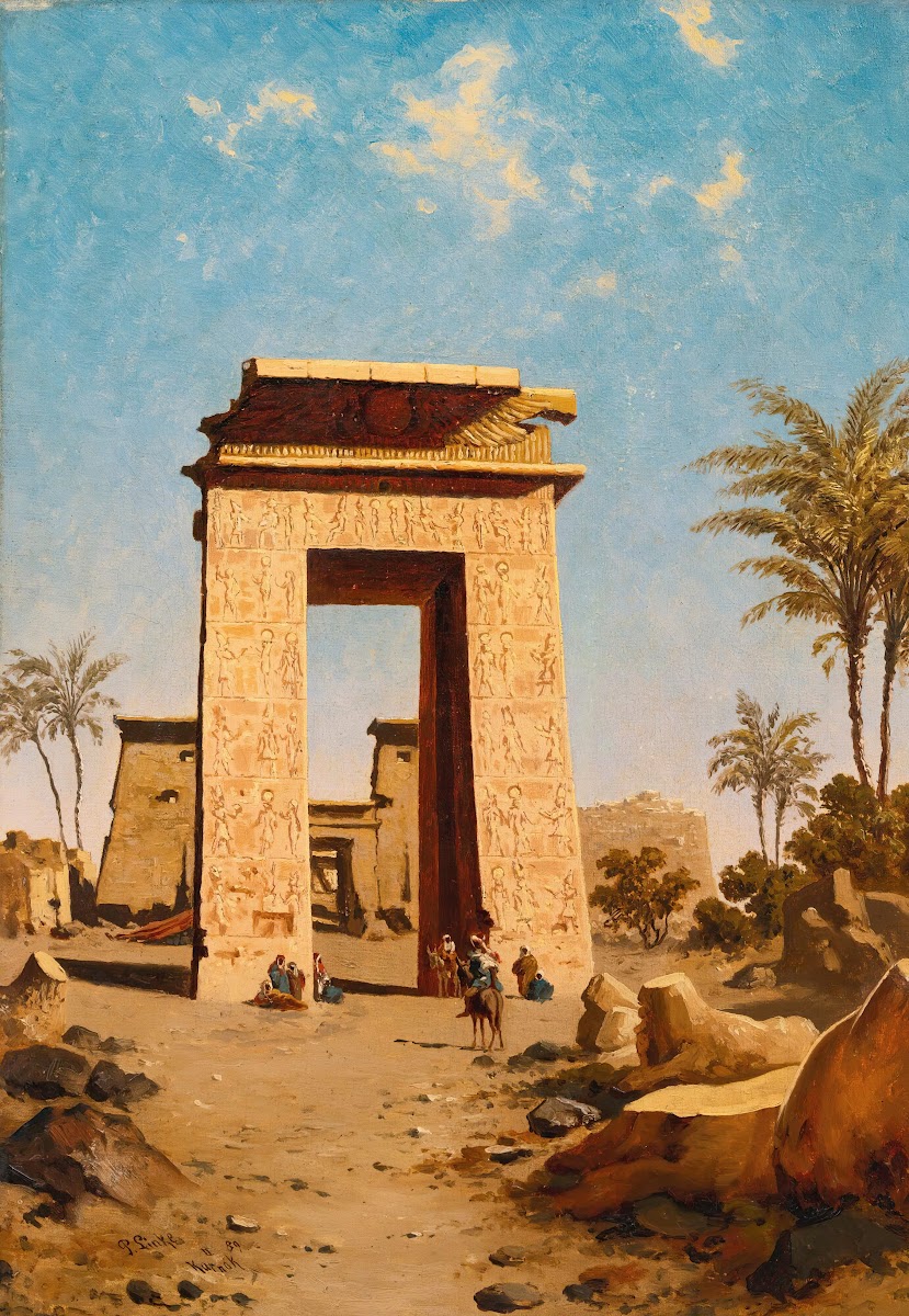 The South Gate Karnak 1889