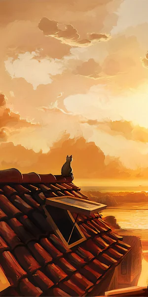 Cat Hidden Soul 4K iPhone Wallpaper Background