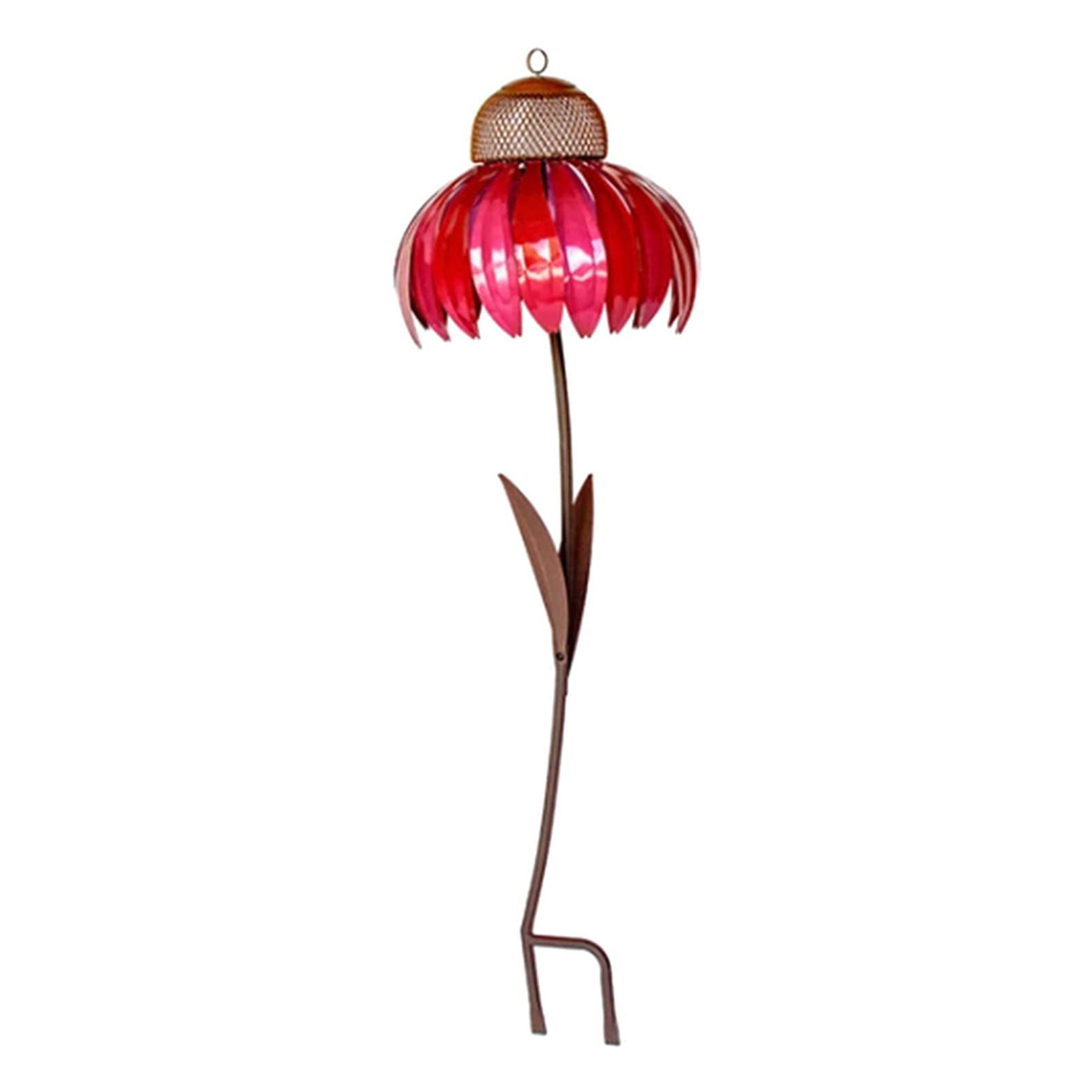 Flower Birdbath made of metal
