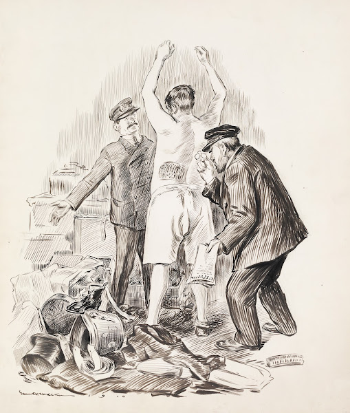 A Custom House Stickler Take him to the appraisers office 1910