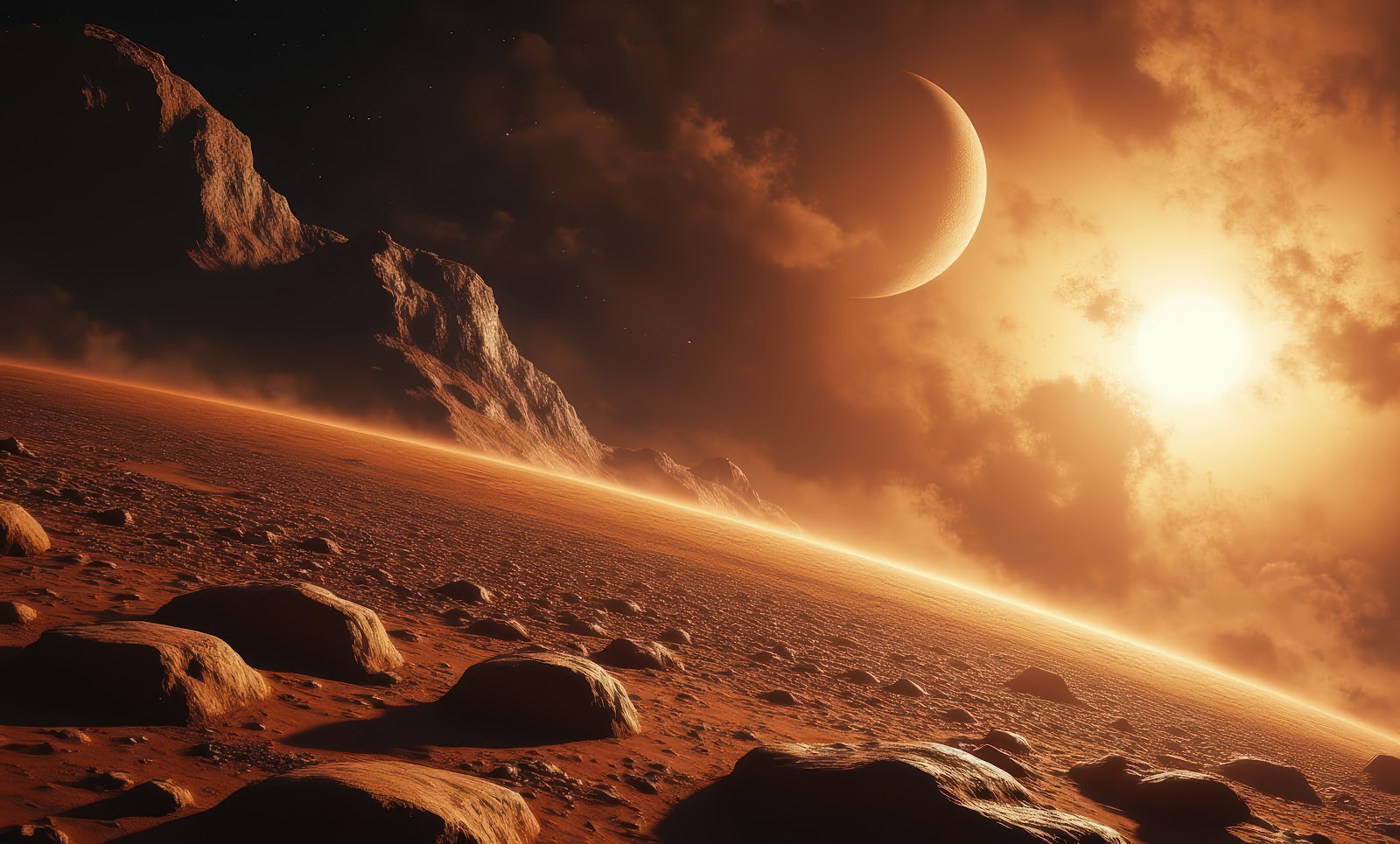 Mars Surface Wallpaper