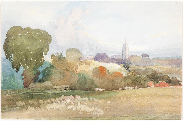 Landscape with Church Steeple 1828