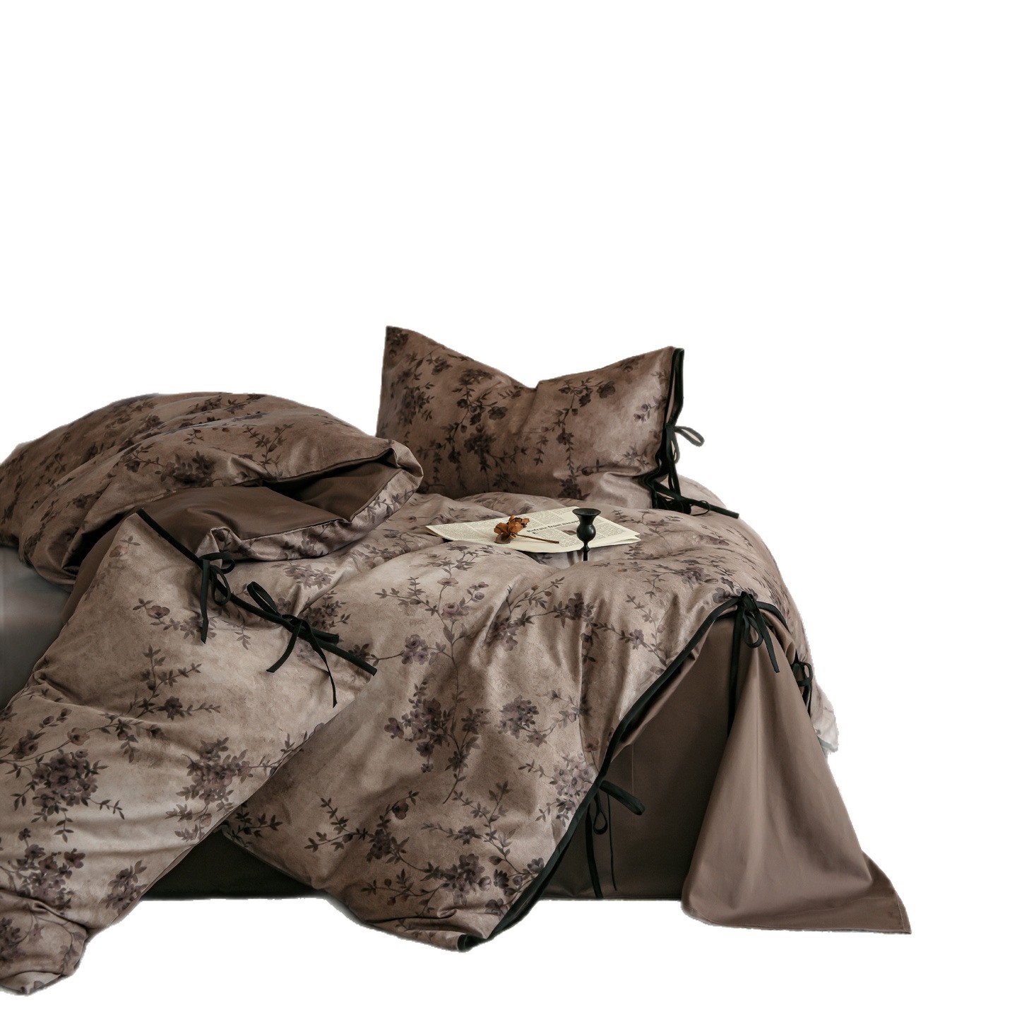 Cotton Bedding Set, Floral Pattern, Vintage Style
