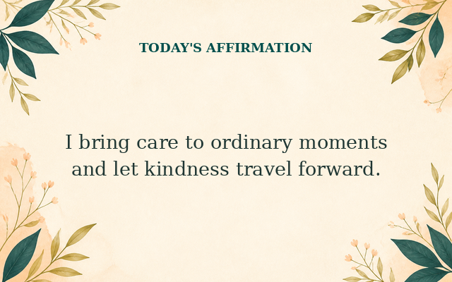 The Good Daily affirmation for 2026-08-26