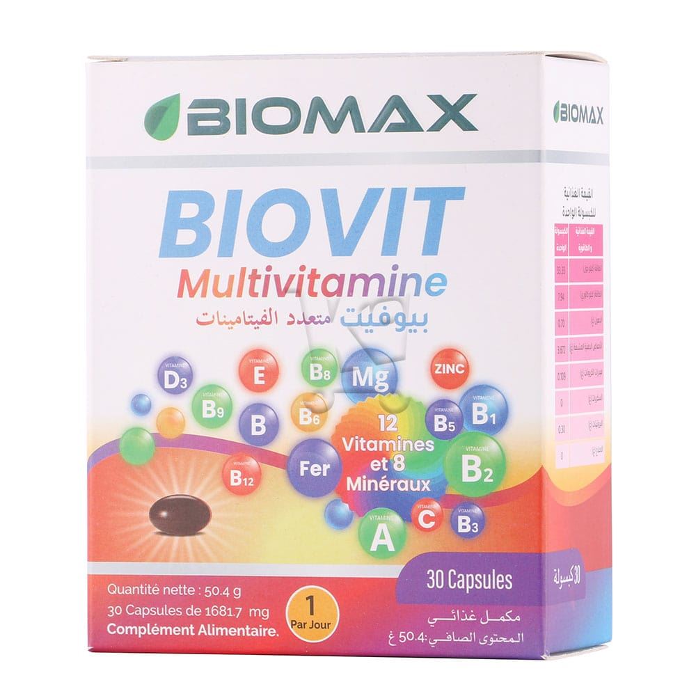 BIOMAX BIOVIT MULTIVITAM   COMP. Bt:30 Cps