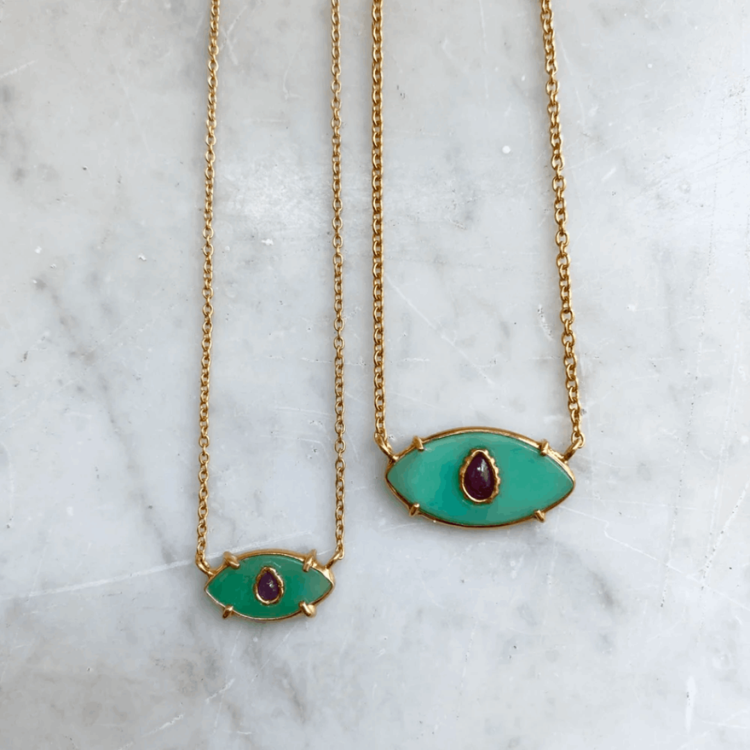 Колье Ayin baby CHRYSOPRASE