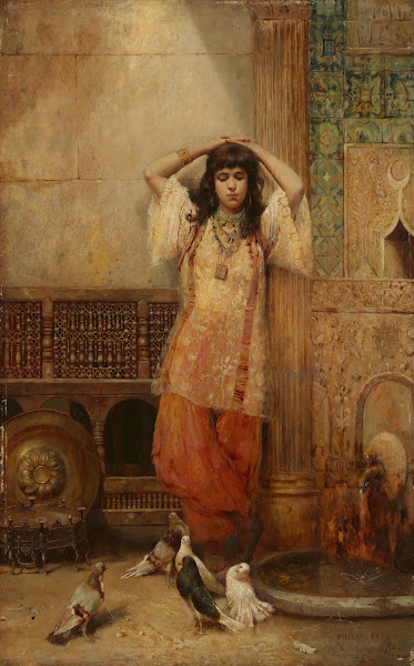 Girl in a Courtyard Algiers 1886