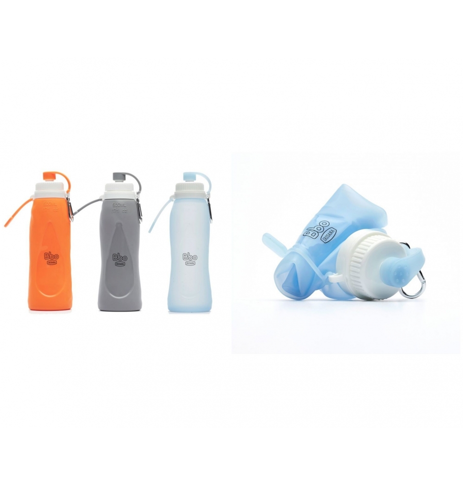  BBO IRISANA SILICONA PLEGABLE 500 ML AZUL