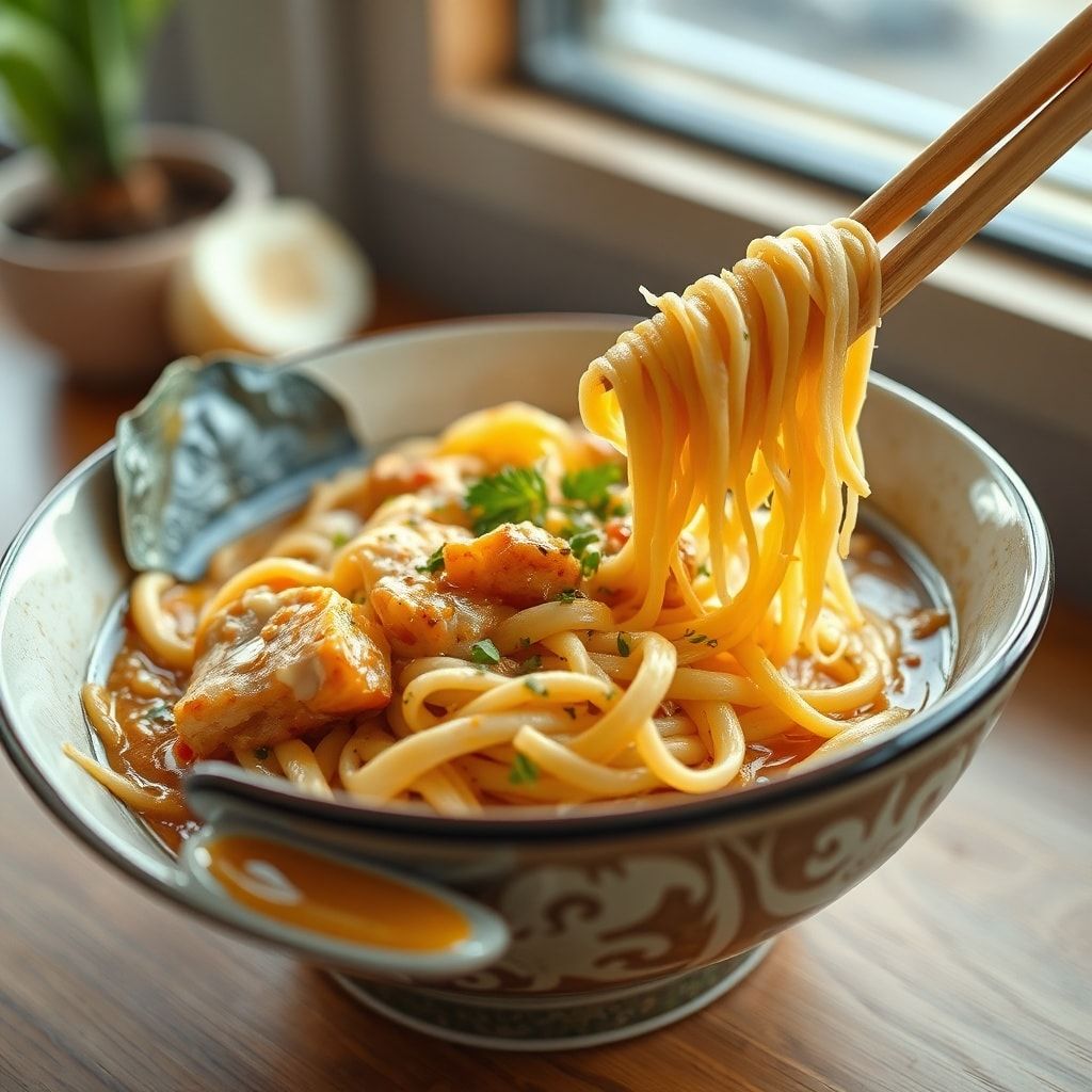 Creamy Garlic Chicken Ramen – Easy One-Pot Comfort in 30 Minutes