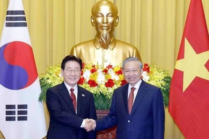Tổng Bí thư, Chủ tịch nước Tô Lâm hội đàm với Tổng thống Lee Jae Myung - Đài Phát thanh và truyền hình Hà Nội