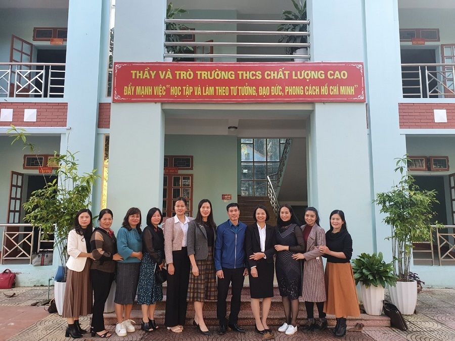 Bộ môn Ngữ văn thực hiện nhiệm vụ kết nối, phục vụ cộng đồng tại Trường THCS Chất lượng cao Mai Sơn