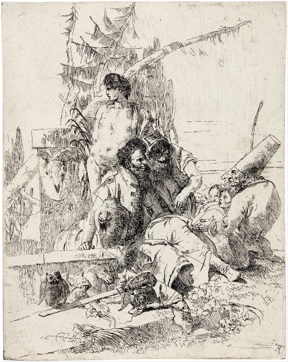 Punchinello gives counsel c 1743 57
