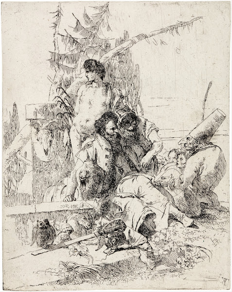 Punchinello gives counsel c 1743 57