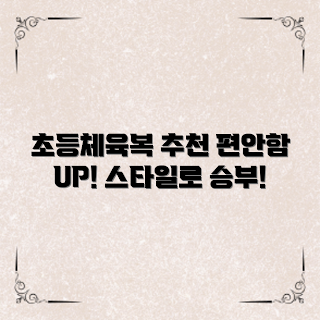 초등학생체육복, 아동 체육복, 체육복 디자인, 편안한 스포츠웨어, 학교 체육복