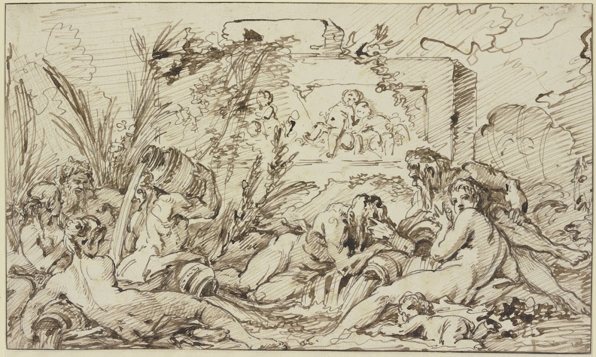 Nymphs and River Gods ca 1735 1740
