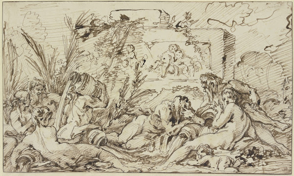 Nymphs and River Gods ca 1735 1740
