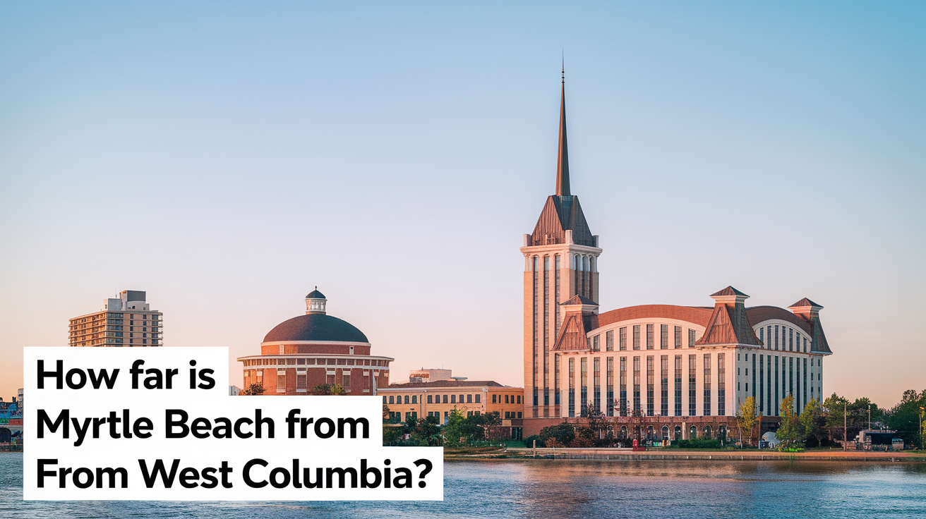 Distance and Travel Tips: Myrtle Beach to West Columbia