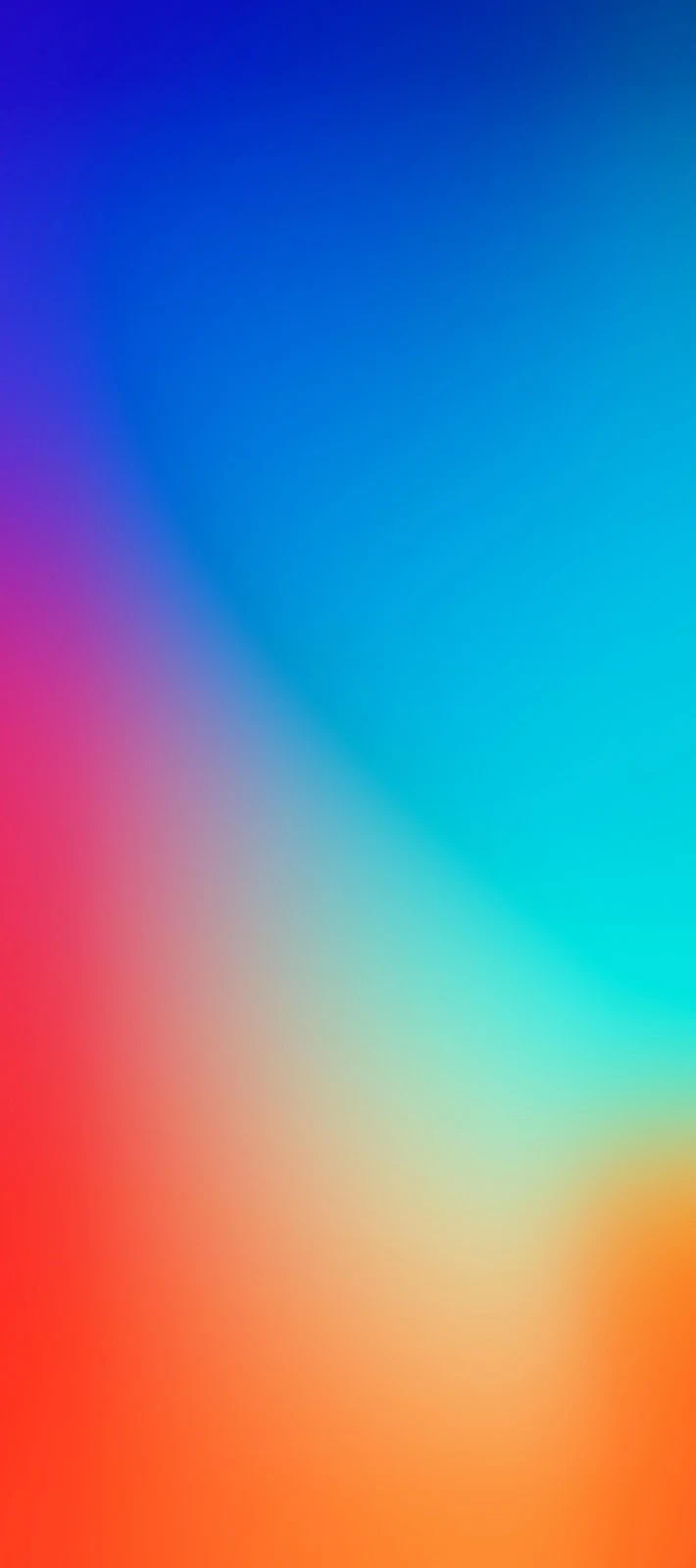 Vibrant Abstract Color Gradient - Minimalist Digital Art 4K iPhone Wallpaper (2500x5636)