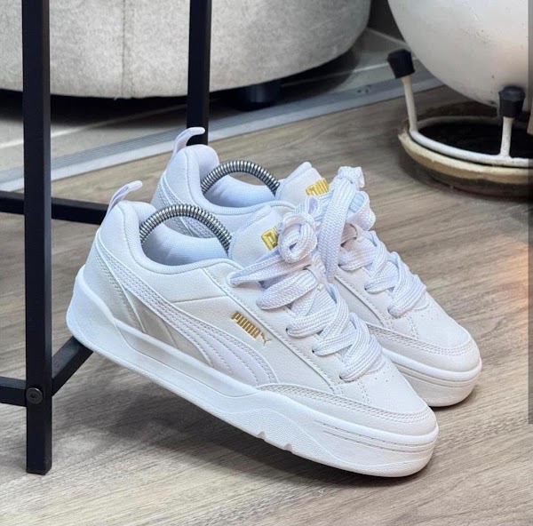Puma Platform Blanco Oro