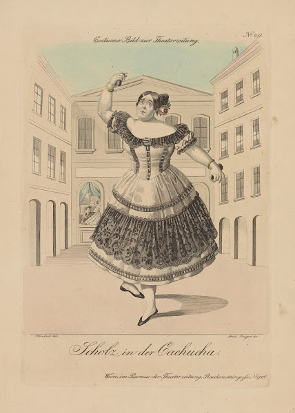 Scholz in der Cachucha 1837