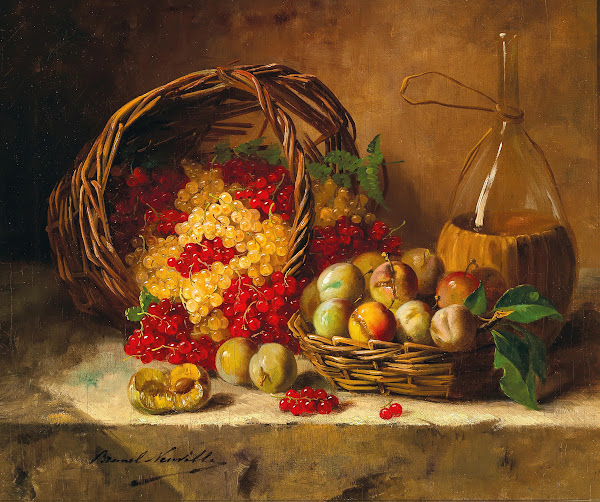 Still Life with Currants and Plums