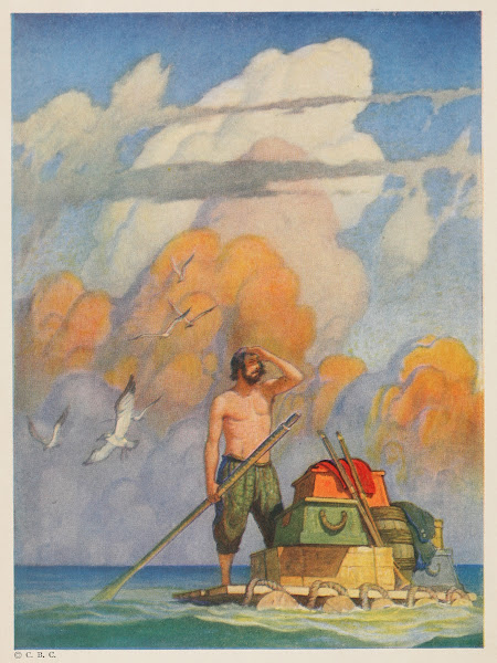 For a mile or thereabouts my raft went very well 1920