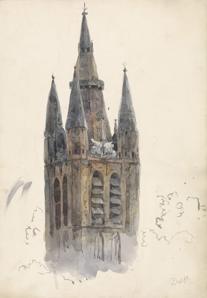 Kerktoren te Delft 1834   1893
