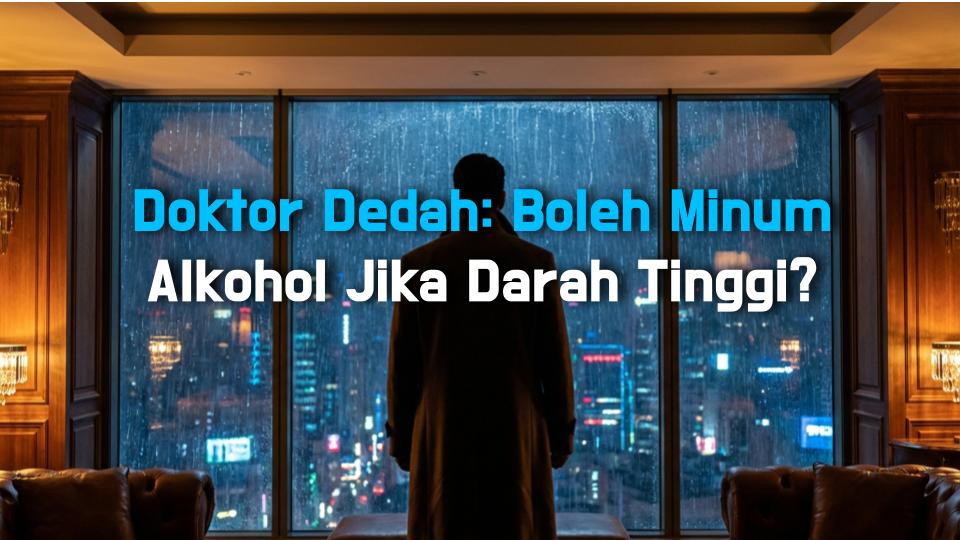 Doktor Dedah: Boleh Minum Alkohol Jika Darah Tinggi?