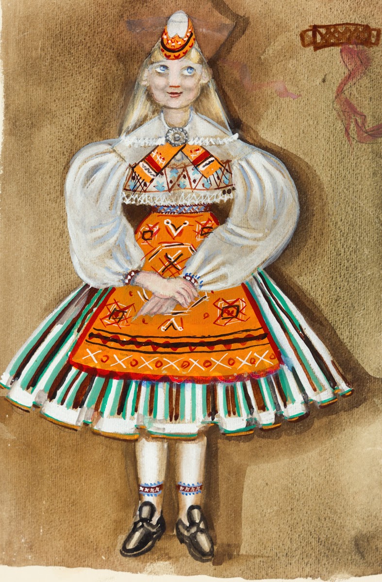 Kostüümikavand G Neggo stuudiole 1936