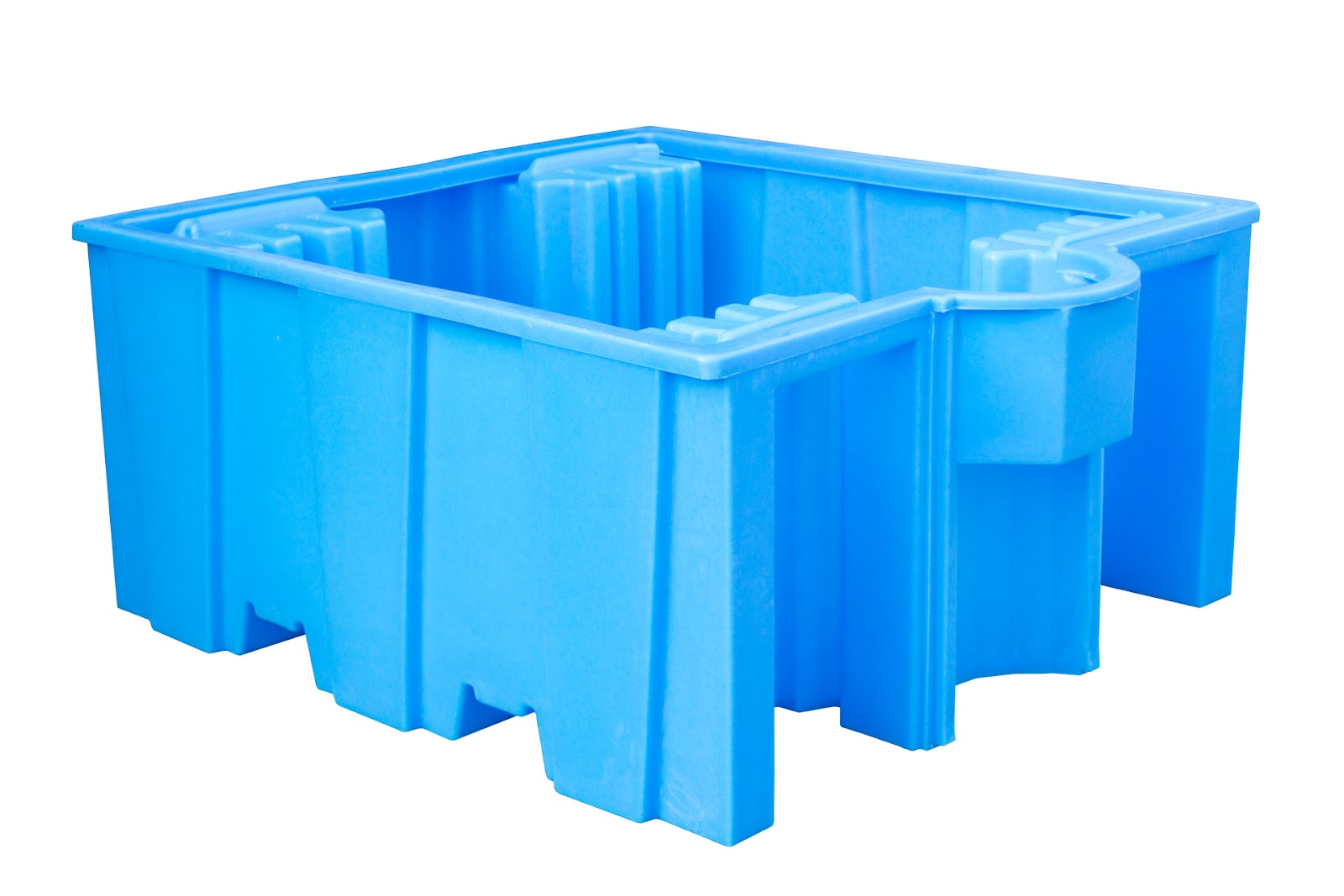GREEN-LINE PE-opvangbak WP 1/11, van robuust polyethyleen, blauw