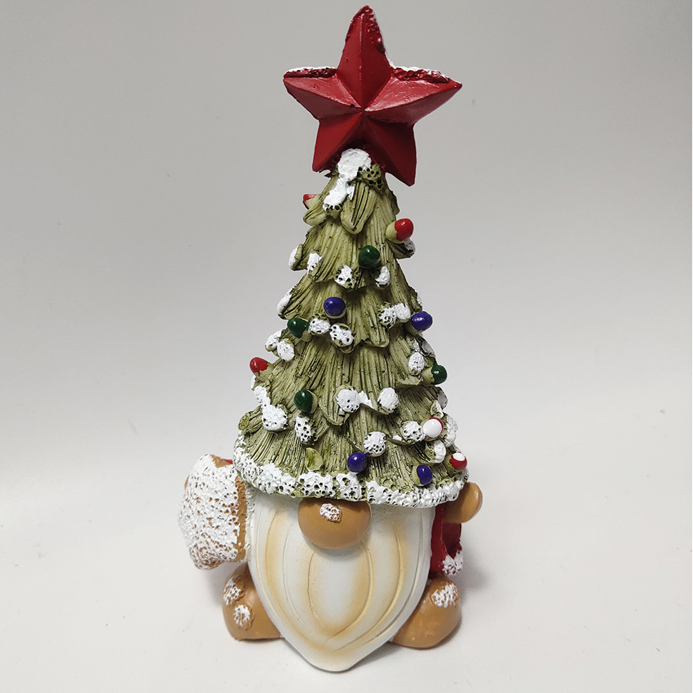 Christmas Gnome Sculpture made of Resin