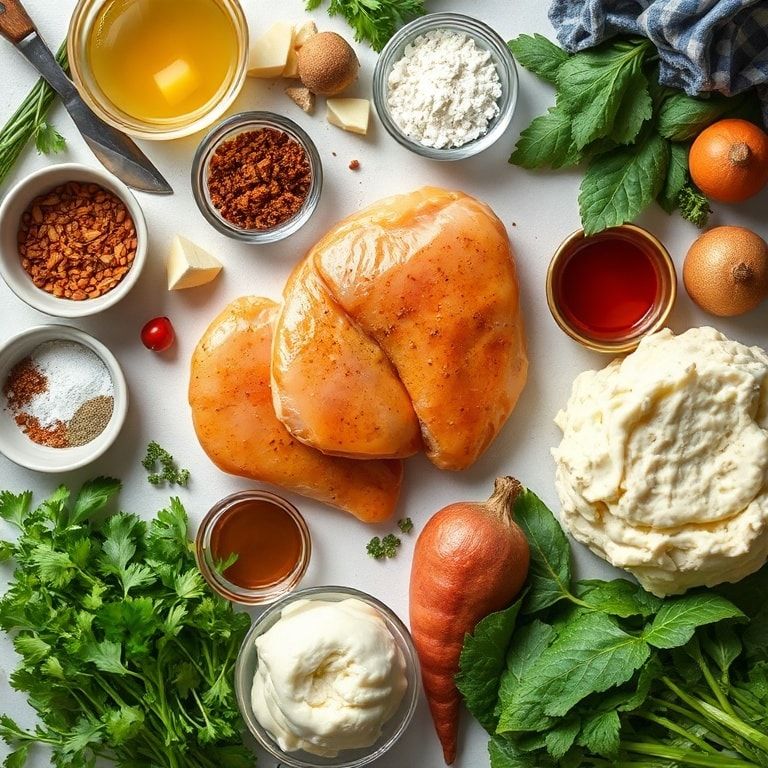 Ingredients for Chipotle Honey Chicken Thighs Recipe | This Flavor Hack with Smoked Gouda Mashed Potatoes Is Easy & Family-Friendly