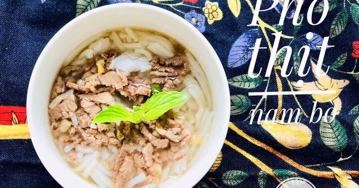 Ăn dặm- phở nạm bò