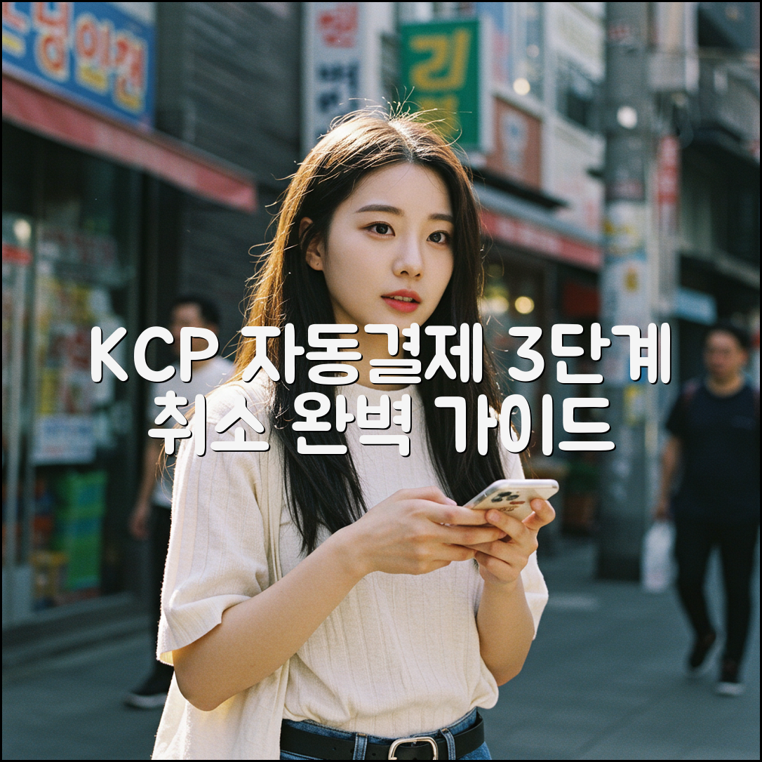 KCP 자동과금 3단계 취소 완벽 가이드