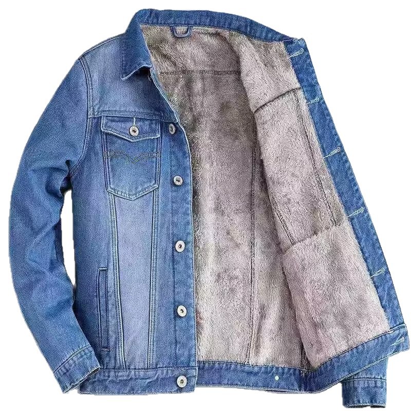 Insulated Denim Jacket for Men