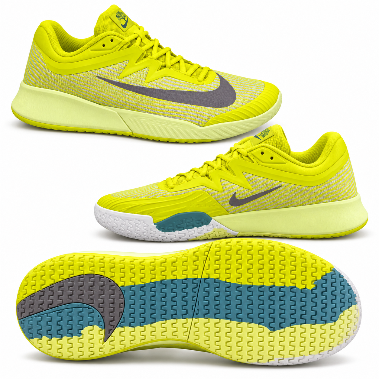 NIKE VAPOR PRO AMARILLA VERDE