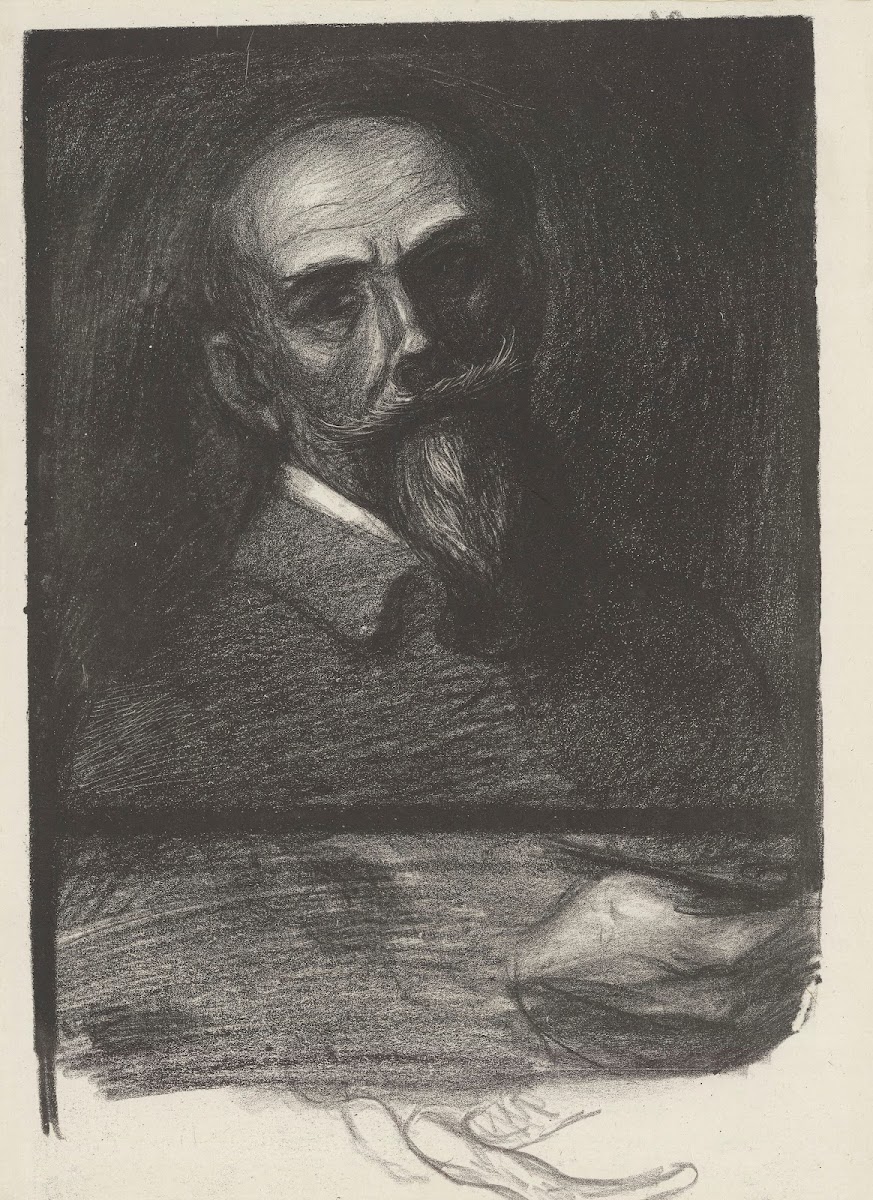 Steinlen de face tête inclinée 1905