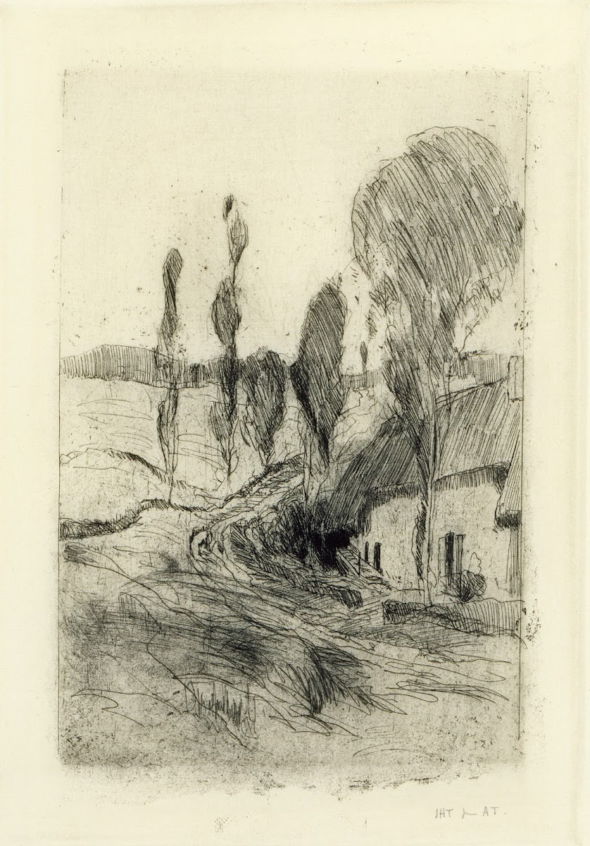Road near Honfleur ca 1883 1884